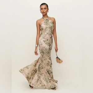 Reformation Veria Silk Dress - Size 2